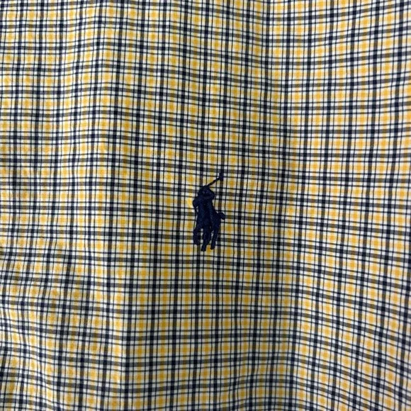 Ralph Lauren Men's Navy and White Checkered Shirt - Picture 3 of 5